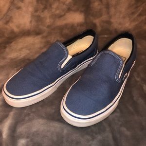 Blue Slip on Vans